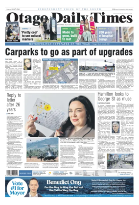 Cover of Otago Daily Times