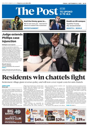 Cover of The Dominion Post