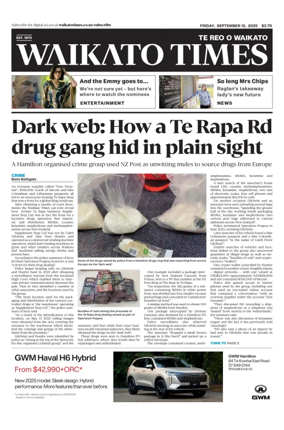 Cover of Waikato Times