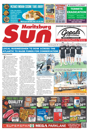 Cover of Maritzburg Sun (South Africa)
