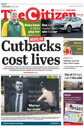 Cover of The Citizen (KZN)
