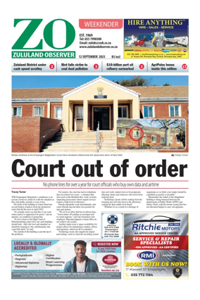 Cover of Zululand Observer - Weekender