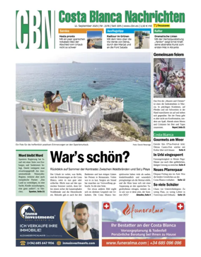 Cover of Costa Blanca Nachrichten