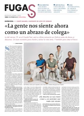 Cover of La Voz de Galicia (Ferrol) - Fugas