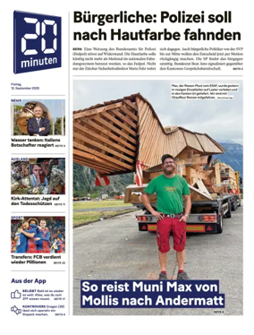 Cover of 20 Minuten - Basel