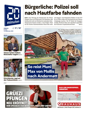 Cover of 20 Minuten - Zurich
