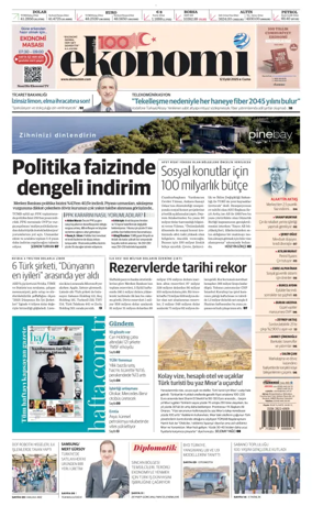 Cover of Dünya Gazetesi