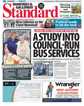 Cover of Dumfries & Galloway Standard