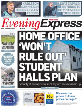 Cover of Evening Express (Extra Edition)