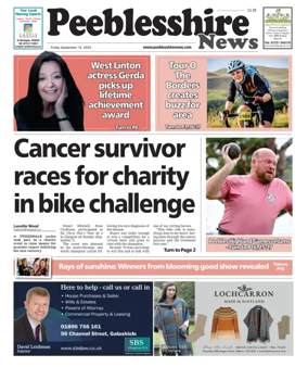 Cover of Peebleshire News
