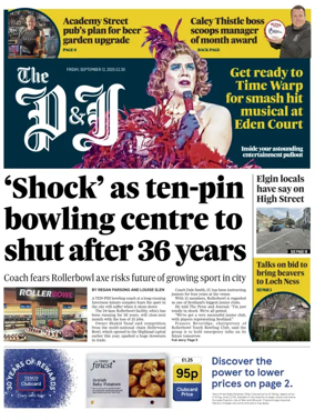 Cover of The Press and Journal (Highlands & Islands)