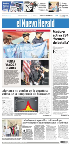 Cover of El Nuevo Herald