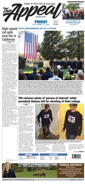 Cover of Marysville Appeal-Democrat    