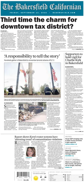 Cover of The Bakersfield Californian