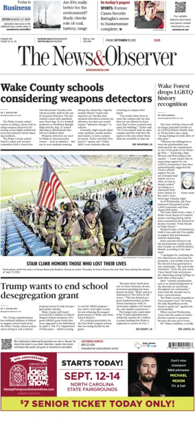 Cover of The News & Observer