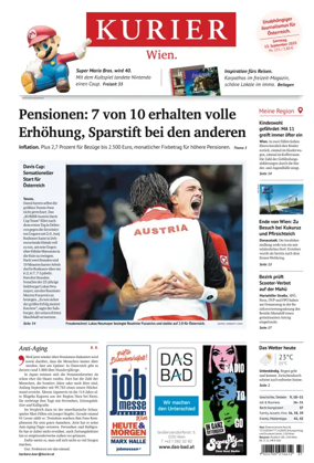 Cover of Kurier (Samstag)