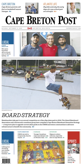Cover of Cape Breton Post