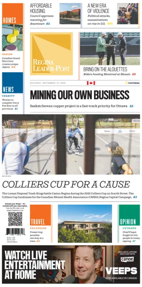 Cover of Regina Leader-Post