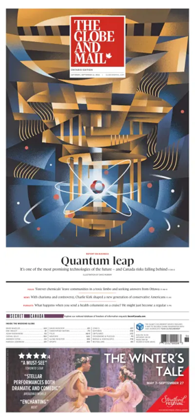 Cover of The Globe and Mail Metro (Ontario Edition)