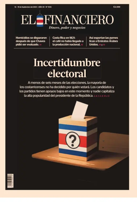 Cover of El Financiero (Costa Rica)