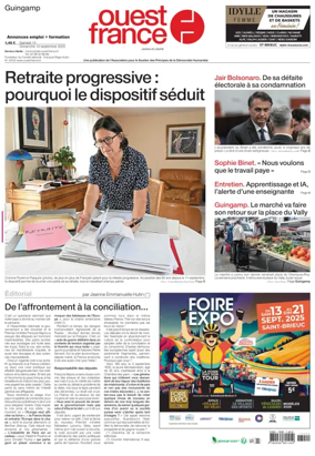 Cover of Ouest France (Guingamp)