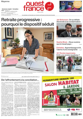 Cover of Ouest France (Laval)