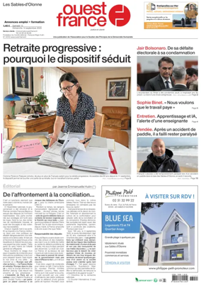 Cover of Ouest France (Les Sables-d'Olonne)