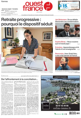 Cover of Ouest France (Vannes)