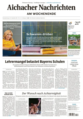 Cover of Aichacher Nachrichten