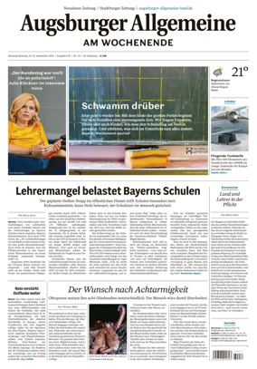 Cover of Augsburger Allgemeine (Land West)
