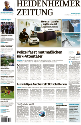 Cover of Heidenheimer Zeitung