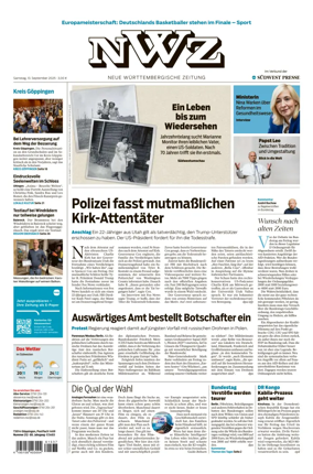 Cover of NWZ  (Göppinger Kreisnachrichten)