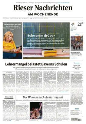 Cover of Rieser Nachrichten