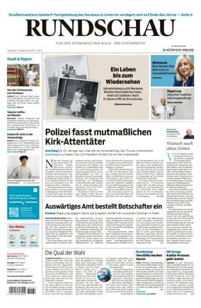 Cover of Rundschau für den Schwäbischen Wald – Der Kocherbote