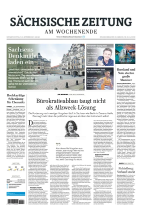 Cover of Sächsische Zeitung  (Löbau-Zittau)