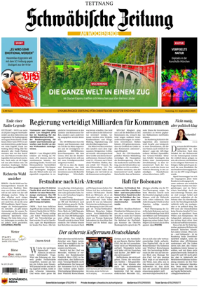 Cover of Schwaebische Zeitung (Tettnang)