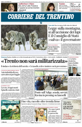 Cover of Corriere del Trentino