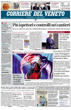 Cover of Corriere del Veneto (Venezia e Mestre)