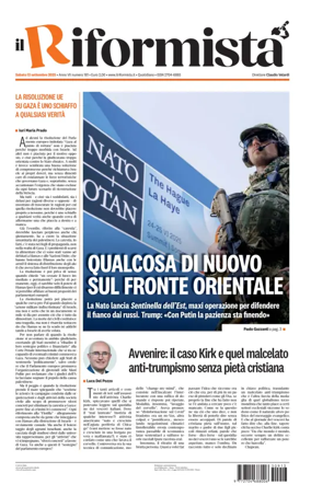 Cover of Il Riformista (Italy)