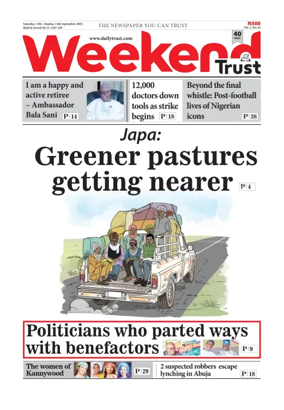 Cover of Weekly Trust
