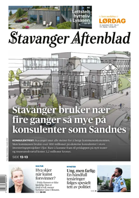 Cover of Stavanger Aftenblad
