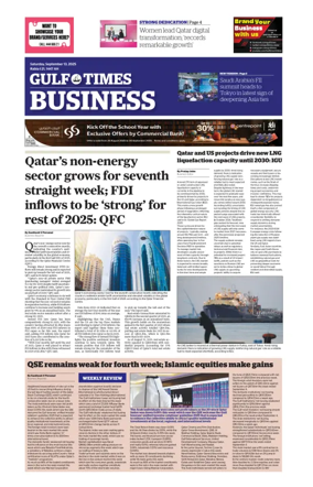 Cover of Gulf Times Business