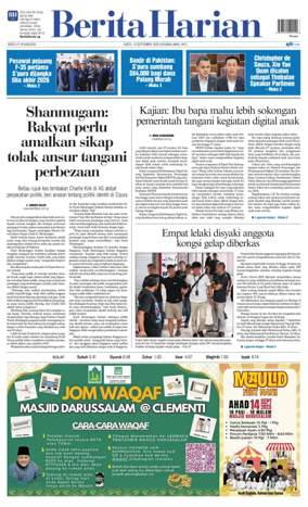 Cover of Berita Harian