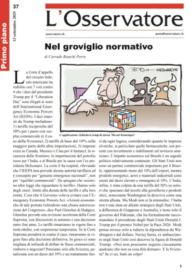 Cover of L'Osservatore