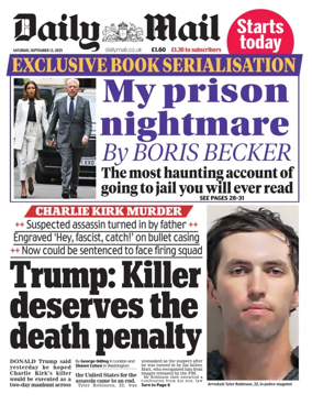 Cover of Daily Mail