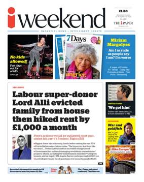 Cover of iNews Weekend