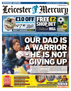 Cover of Leicester Mercury