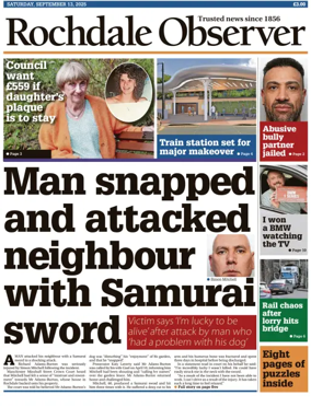 Cover of Rochdale Observer