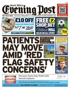 Cover of South Wales Evening Post