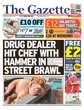 Cover of Teesside Evening Gazette